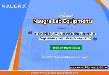 Civil & Mechanical Engineering Lab Equipments Manufacturers