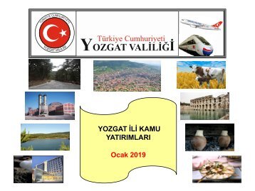 WEB SAYFASI-Ocak  2019 -İL KAMU YATIRIMLARI