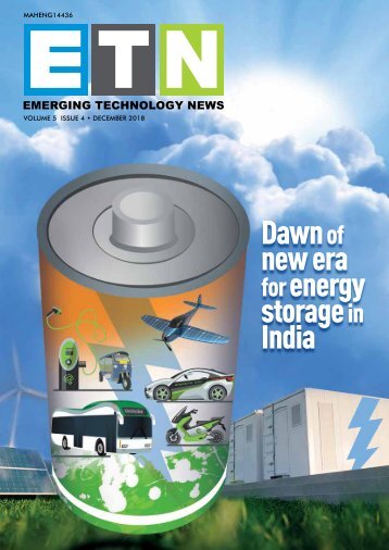 ETN - Dawn of new era for energy storage in India
