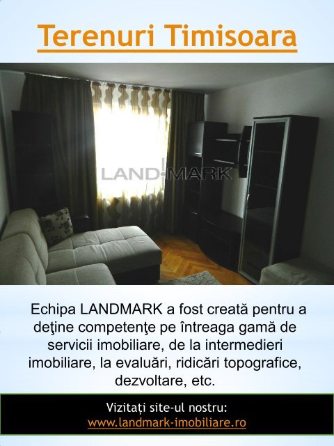 Agentie Imobiliara Timisoara | Telefon - 40 256 434 390 | landmark-imobiliare.ro