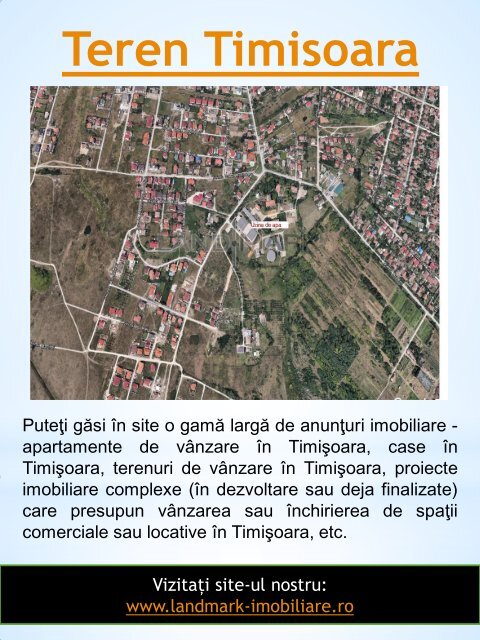 Agentie Imobiliara Timisoara | Telefon - 40 256 434 390 | landmark-imobiliare.ro