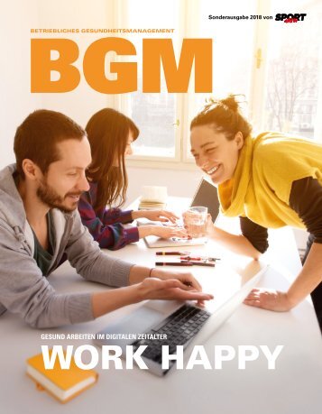 Betriebliches Gesundheitsmanagement Magazin 2018