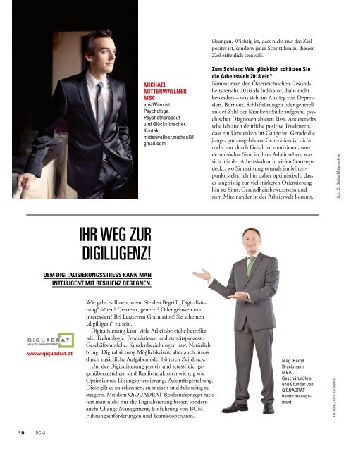 Betriebliches Gesundheitsmanagement Magazin 2018