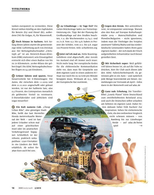 ADAC Motorwelt Februar 2019