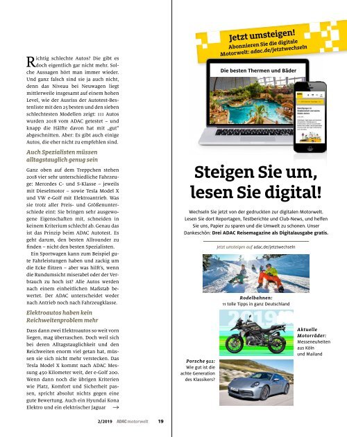 ADAC Motorwelt Februar 2019