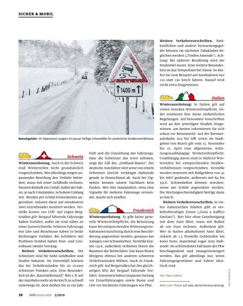 ADAC Motorwelt Februar 2019