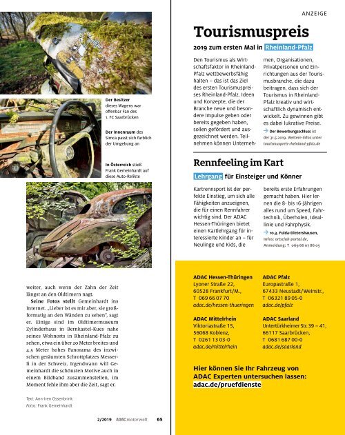 ADAC Motorwelt Februar 2019