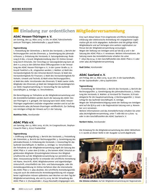 ADAC Motorwelt Februar 2019