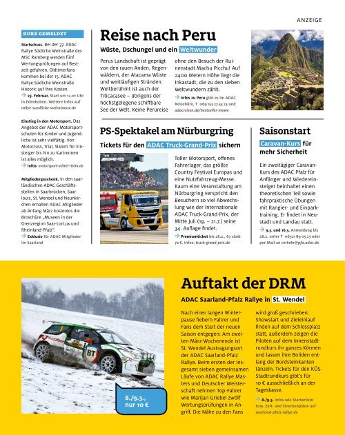 ADAC Motorwelt Februar 2019