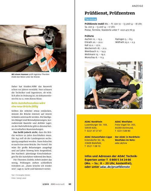 ADAC Motorwelt Februar 2019