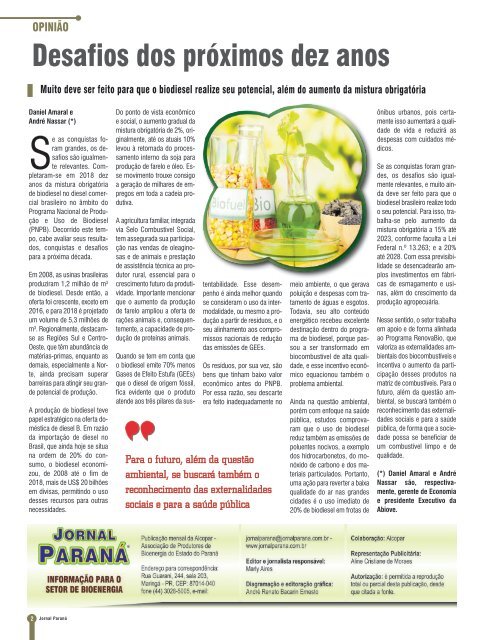 Jornal Paraná Fevereiro 2019