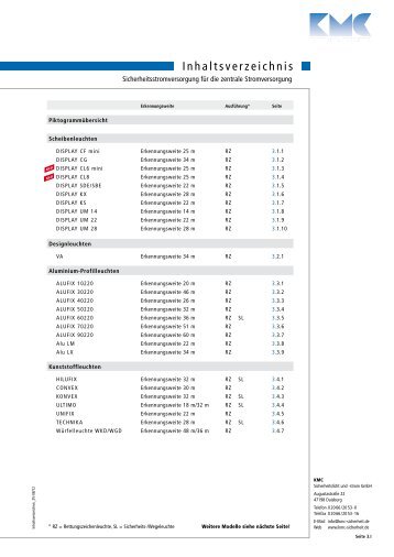 PDF-Download - KMC Sicherheitslicht und -strom GmbH