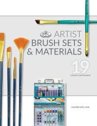 Royal & Langnickel Crafter's Choice Assorted Foam Brushes, 15pc
