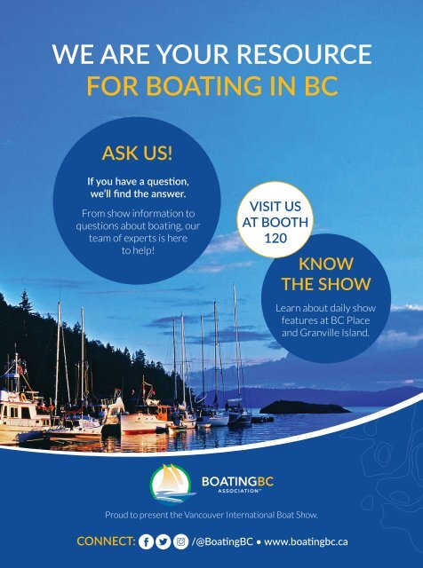 Vancouver Boat Show Guide 2019