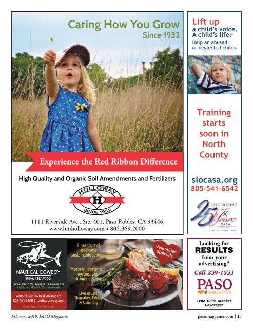 2019 February Paso Robles Magazine