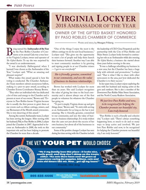 2019 February Paso Robles Magazine