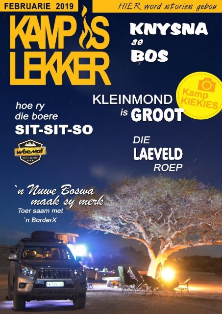 KAMP IS LEKKER Februarie 2019 TYDSKRIF