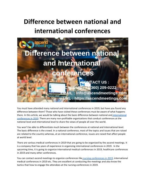 seo Difference Between National And International Conferences seo-difference-between-national-and-international-conferences