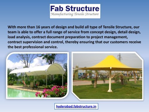 Tensile Structure in Hyderabad