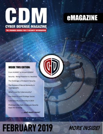 Cyber Defense Magazine - February Edition 2019