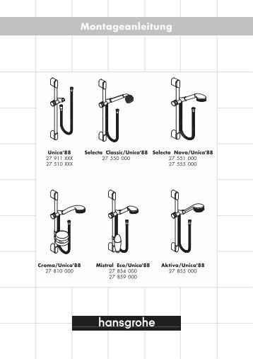 Montageanleitung - Hansgrohe