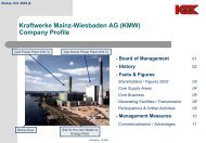 Kraftwerke Mainz-Wiesbaden AG (KMW) Company Profile