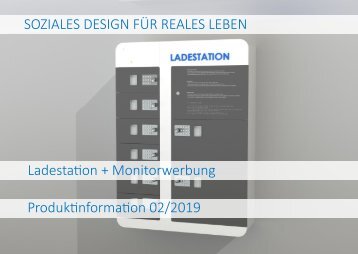 Produktinformation Ladestation + Monitorwerbung  02-2019