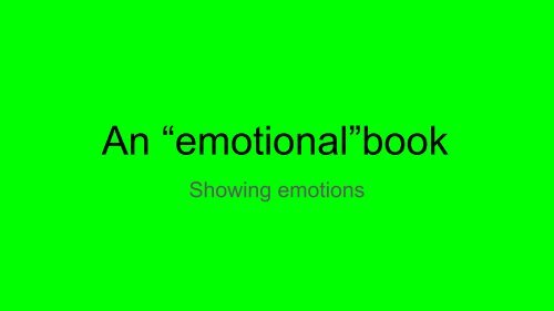An “emotional”book