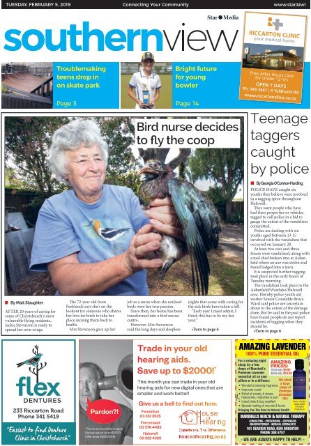 Southern View: February 05, 2019