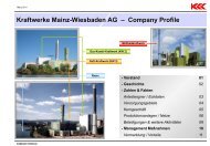 Kraftwerke Mainz-Wiesbaden AG – Company Profile