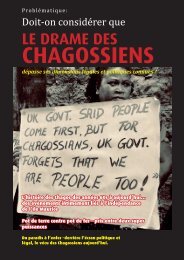 Le Drame des Chagossiens