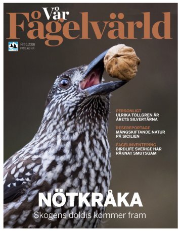 Vår Fågelvärld nr 5 - 2018