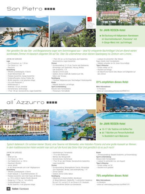 Italien/ Kroatien Jahn Reisen Sommer 2019