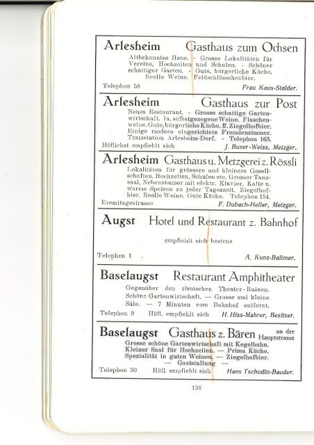 Baselland - Durch Tal und Jurahöhen (1925)