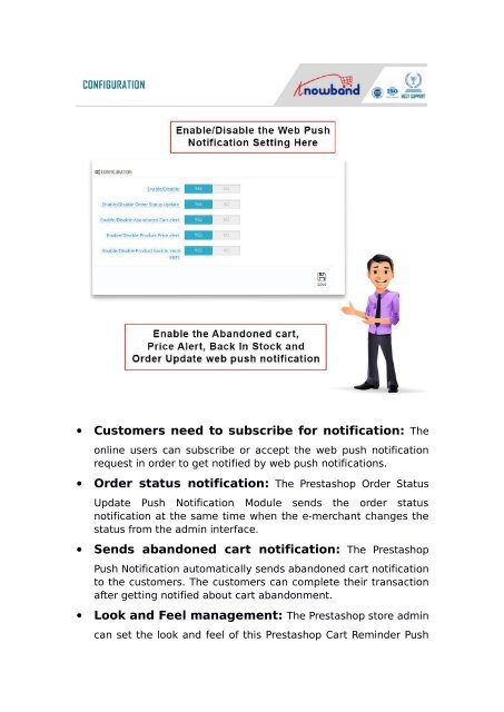 Prestashop Web Push Notification Module by Knowband