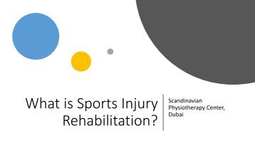 What is Sports Injury Rehabilitation