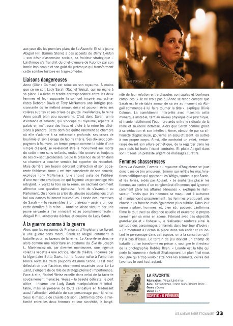 Les Cinémas Pathé Gaumont - Le mag - Février 2019