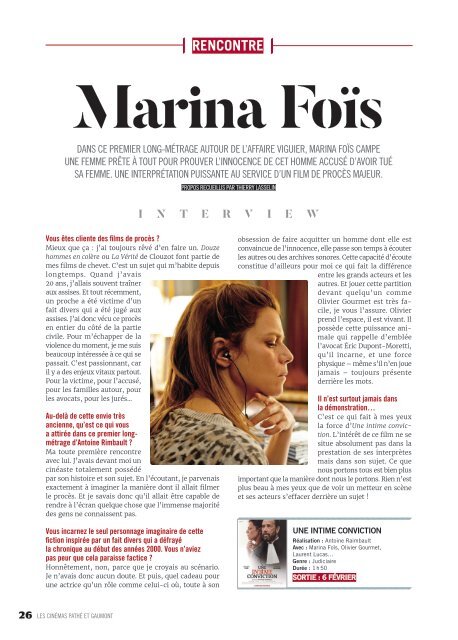 Les Cinémas Pathé Gaumont - Le mag - Février 2019