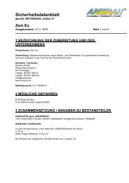 Sicherheitsdatenblatt - Harema GmbH