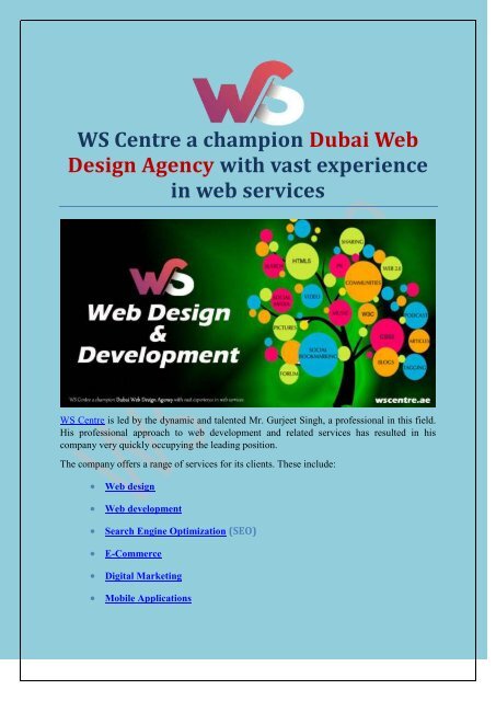 Website Designing Company Dubai