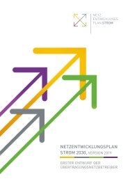 Netzentwicklungsplan 2030, Version 2019, 1. Entwurf, Teil 1