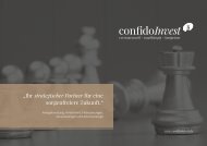 confidoInvest - Imagebroschüre