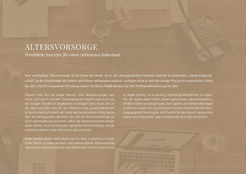 confidoInvest - Imagebroschüre