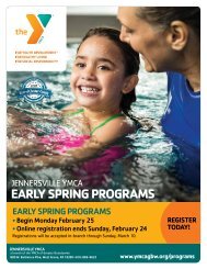 Jennersville YMCA Early Spring Program Guide 2019