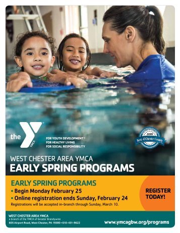 West Chester Area YMCA Early Spring Program Guide 2019