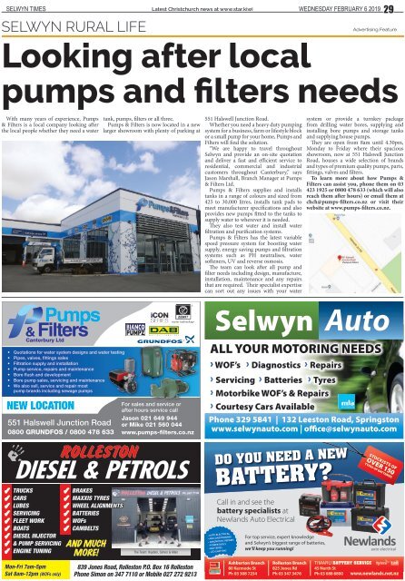 Selwyn Times: February 06, 2019