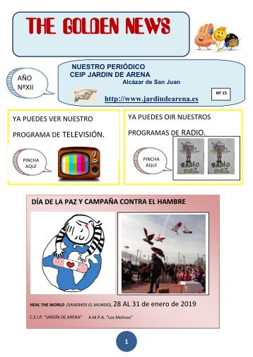 THE GOLDEN NEWS. Nº 15. 2018/2019