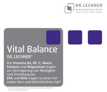 Vital Balance DR.LECHNER®