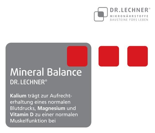 Mineral Balance DR.LECHNER®