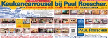 Paul Roescher showroomkeukens